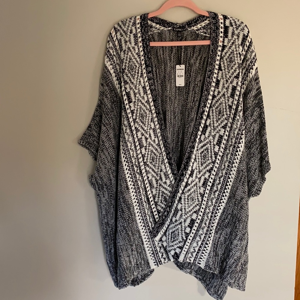 Express Aztec Cardigan - One Size